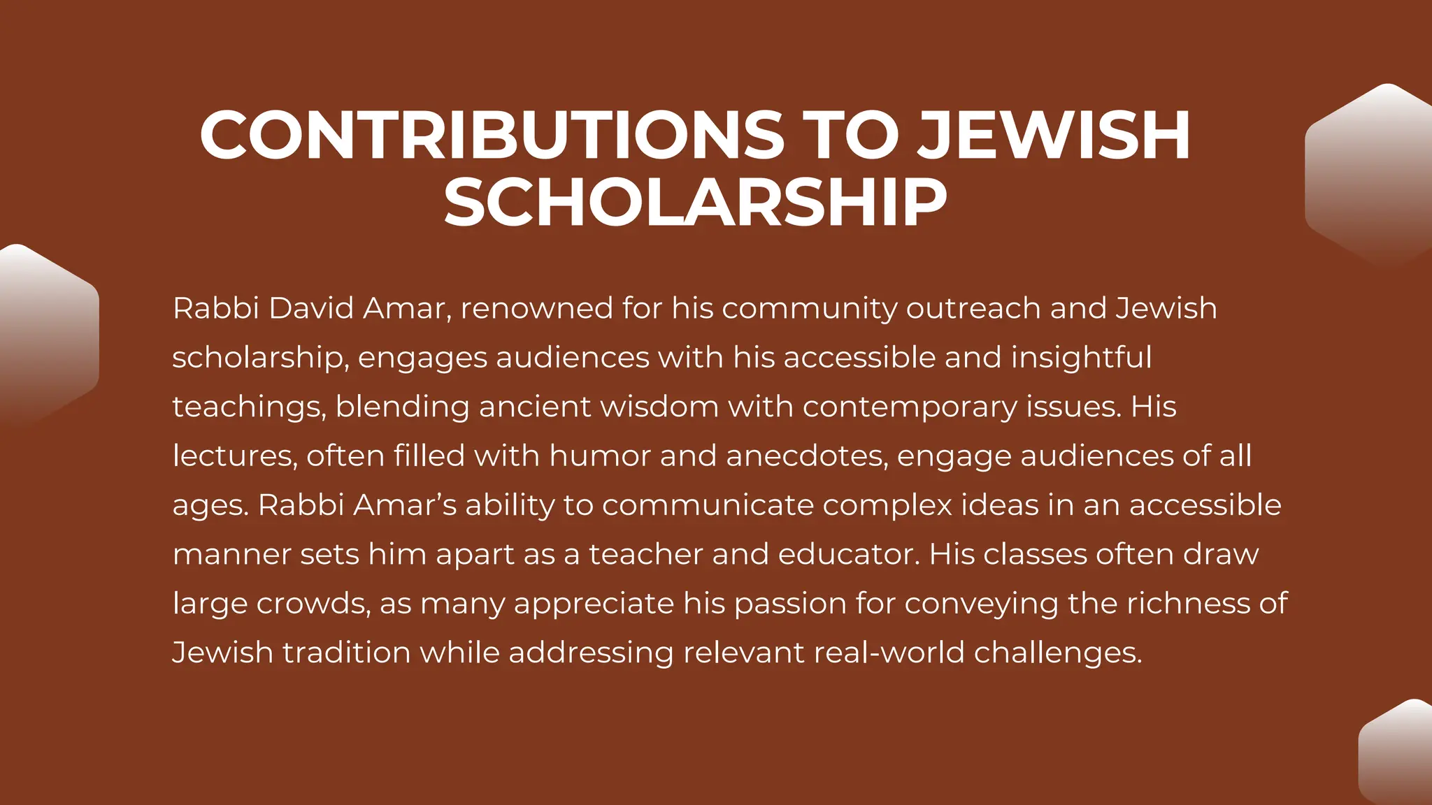 Rabbi David Amar: A Legacy of Faith and Leadership | PDF