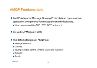 Rabbitmq an amqp message broker | PDF