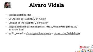 Построение распределенной системы сбора данных с помощью RabbitMQ, Alvaro Videla (Pivotal Inc.)