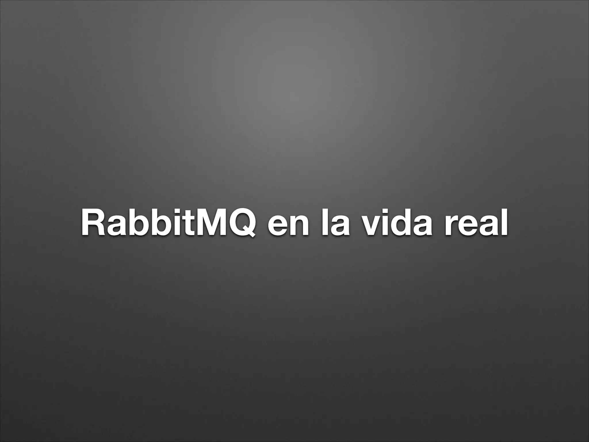 RabbitMQ y Symfony
 