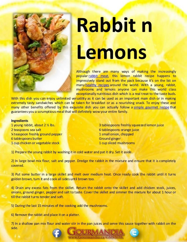 Rabbit n lemons