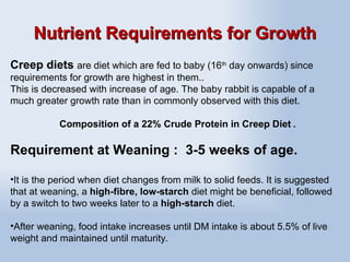 RABBIT NUTRITION, Animal Science, Animal Nutrition. | PPT