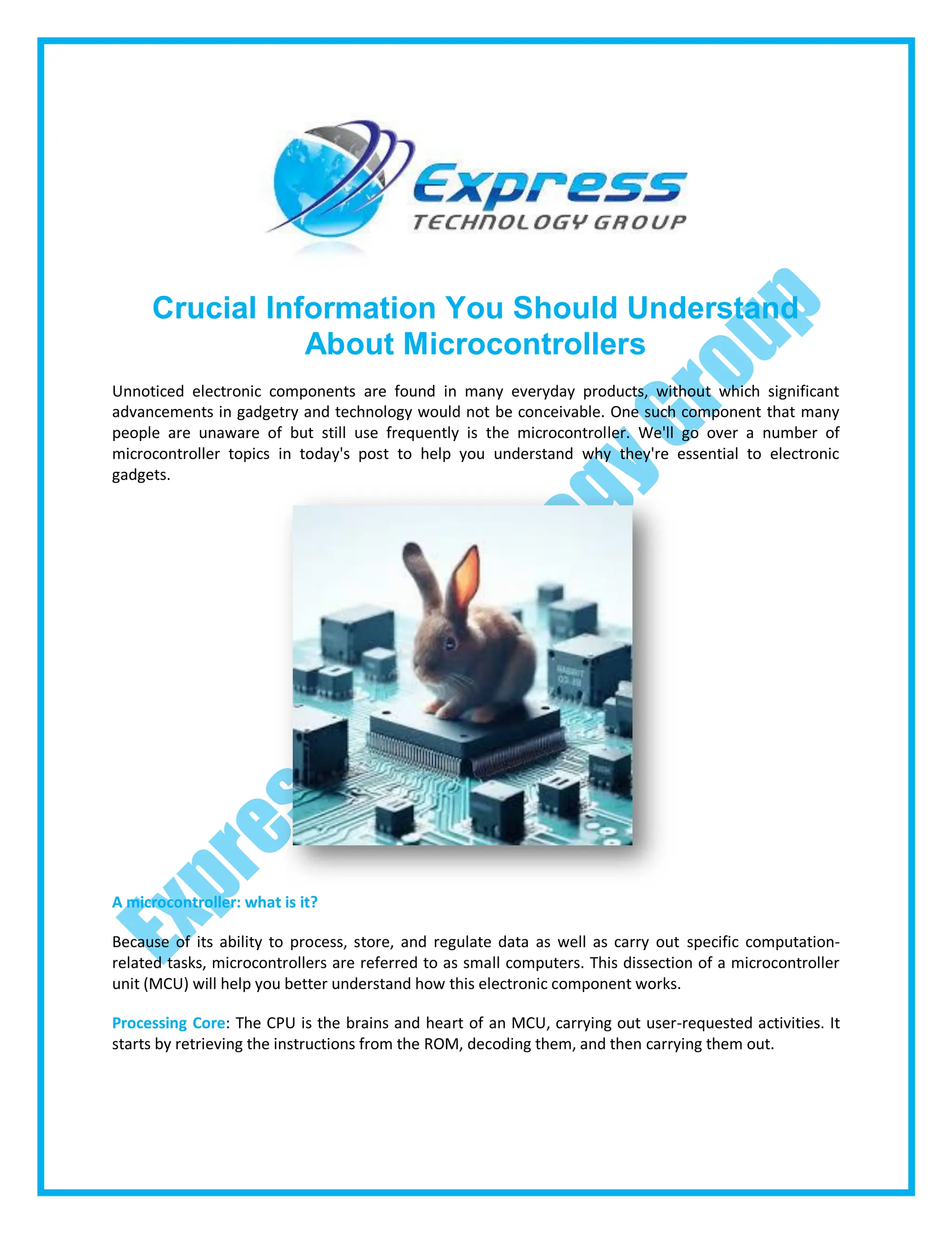 Unleash Innovation with Rabbit Semiconductor Microcontrollers | PDF