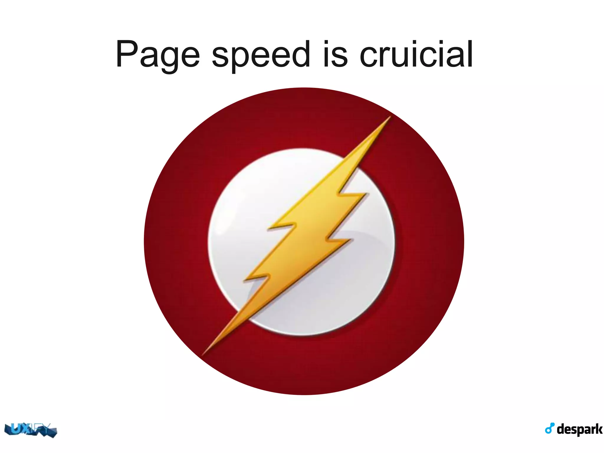Page speed is cruicial 