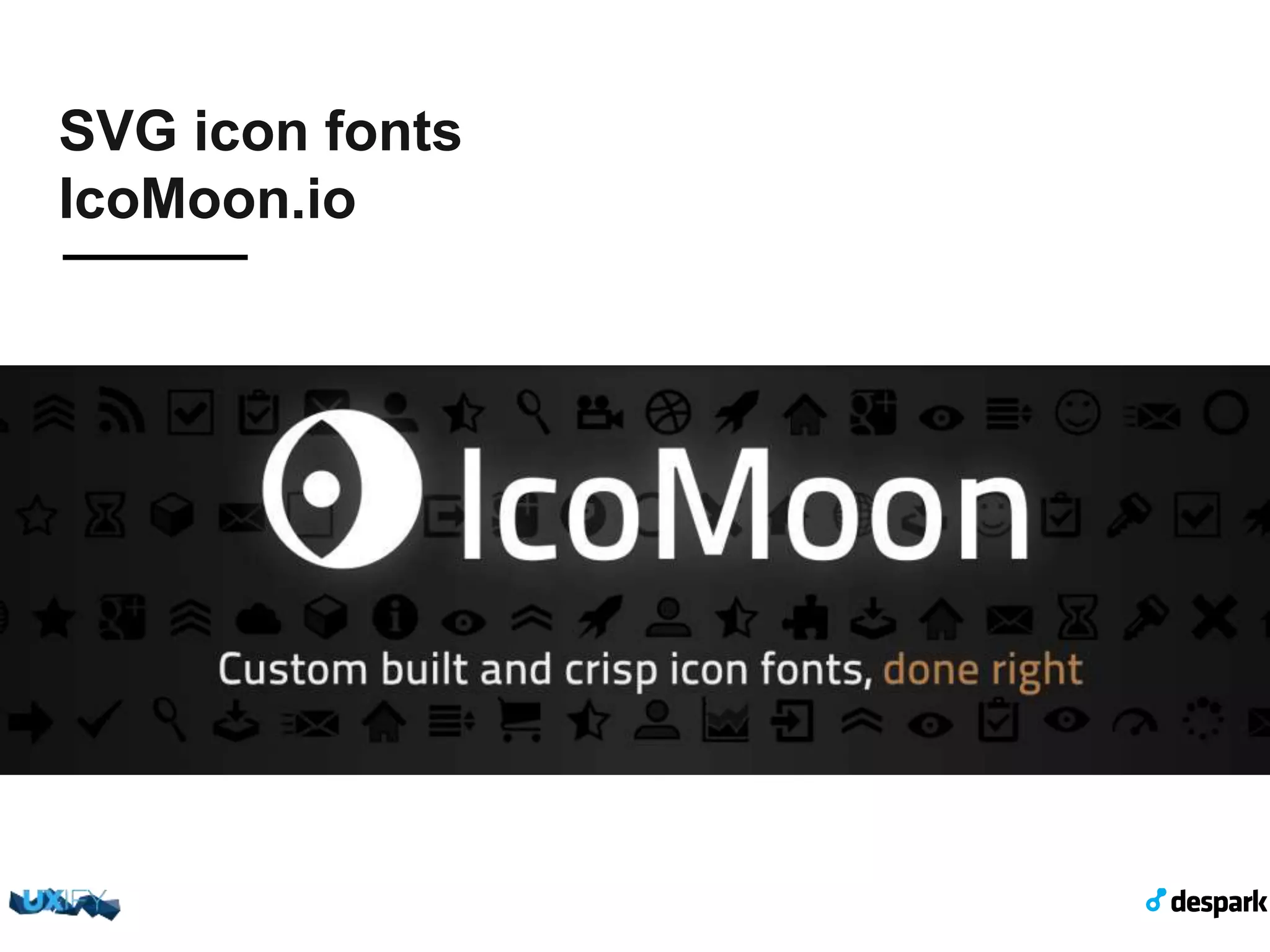 SVG icon fonts IcoMoon.io 