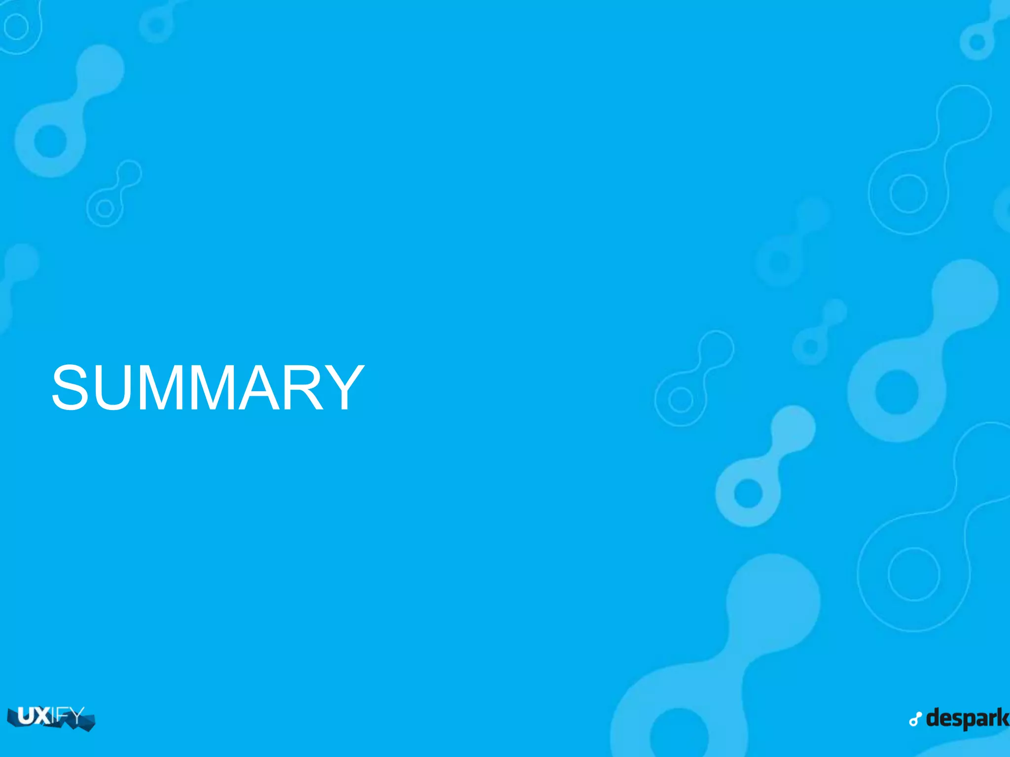 Some more useful tips •  Be careful with the tabindex •  Mobile web •  Wise hover transformations •  Use pre-processors 