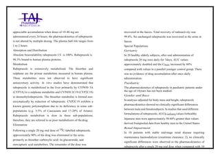 Rabij Injection Chart Rabeprazole for Injection Taj Pharma SmPC | PDF