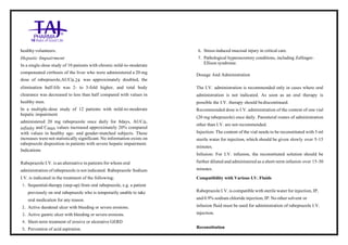 Rabij Injection Chart Rabeprazole for Injection Taj Pharma SmPC | PDF