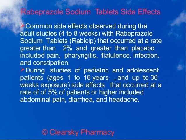 Aciphex Side Effects