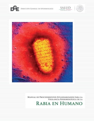 Dirección General de Epidemiología
Manual de Procedimientos Estandarizados para la
Vigilancia Epidemiológica de la
Rabia en Humano
 