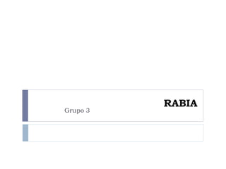 RABIA
Grupo 3
 