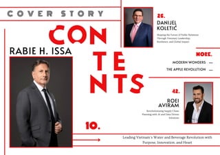 The Most Iconic CEOs to Watch in 2025 - Rabie H. Issa | PDF
