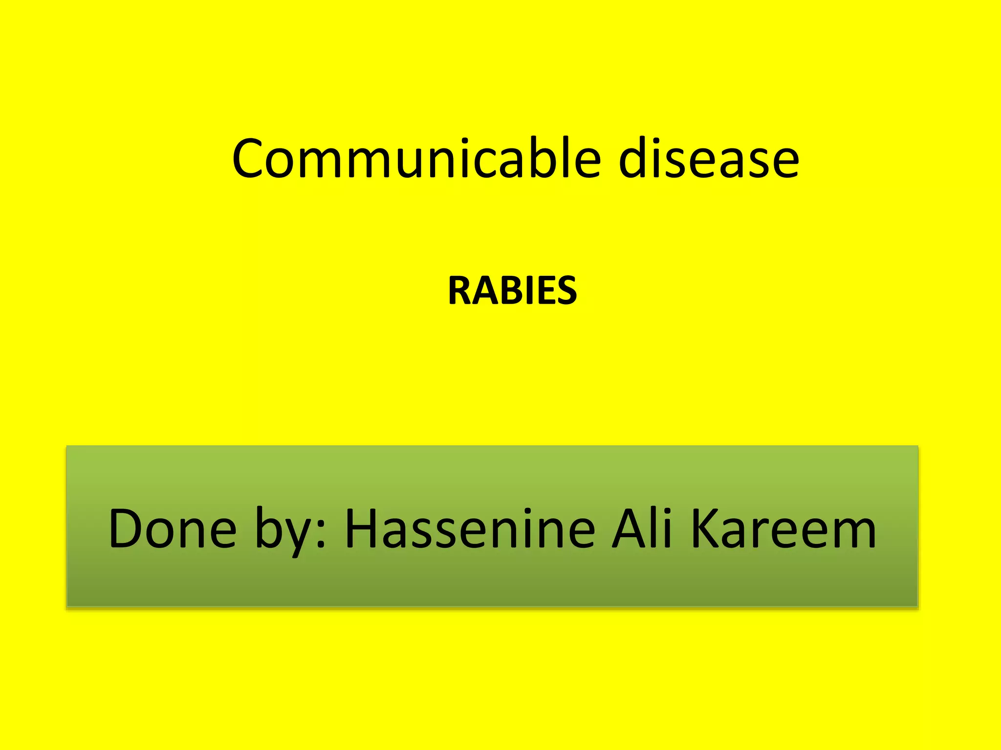 Rabies | PPT