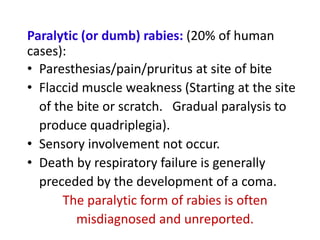 Partial Paralysis Rabies Rabies: The Most Fatal Disease.pptx