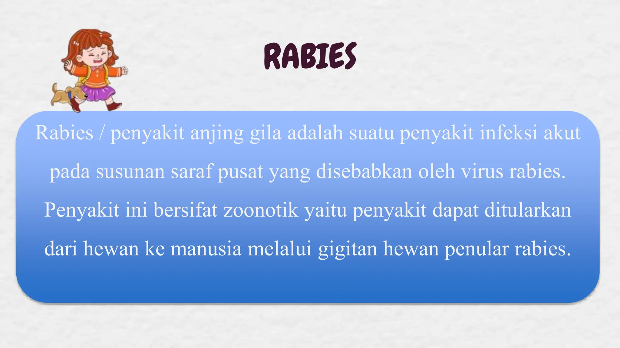 Infeksi Rabies penyakit rabies berasal dari gigitan hewan | PPTX