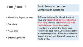 Erig Shot Rabies Clinical aspects and prevention of rabies.pptx