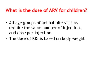 National rabies control program guidelines | PPTX