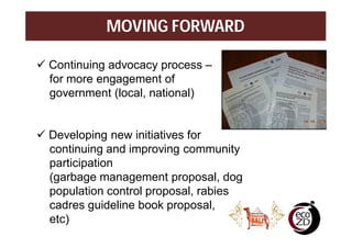 Village rabies working group: The knowledge translation of understanding better on dog ecology and community engagement for optimizing rabies control program in Bali, Indonesia