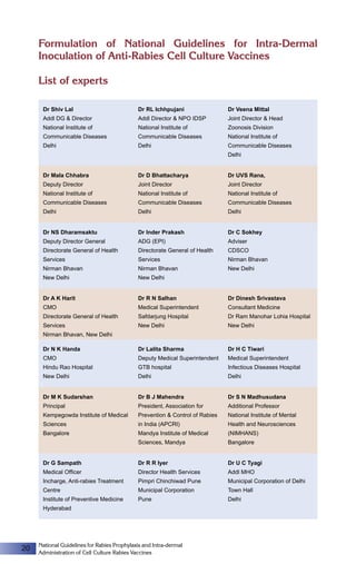 Rabies guidelines | PDF