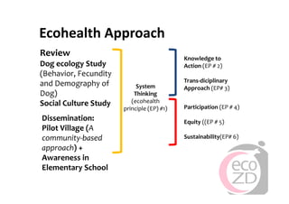 Rabies in Bali: A chronology and experience made with an EcoHealth approach for a better control of rabies