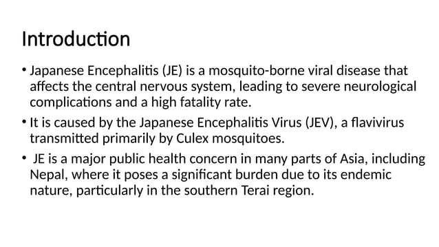 rabies & japanese encephalitis increasing worldwide | PPT