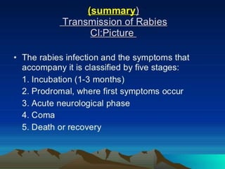 Rabies Lecture | PPTX