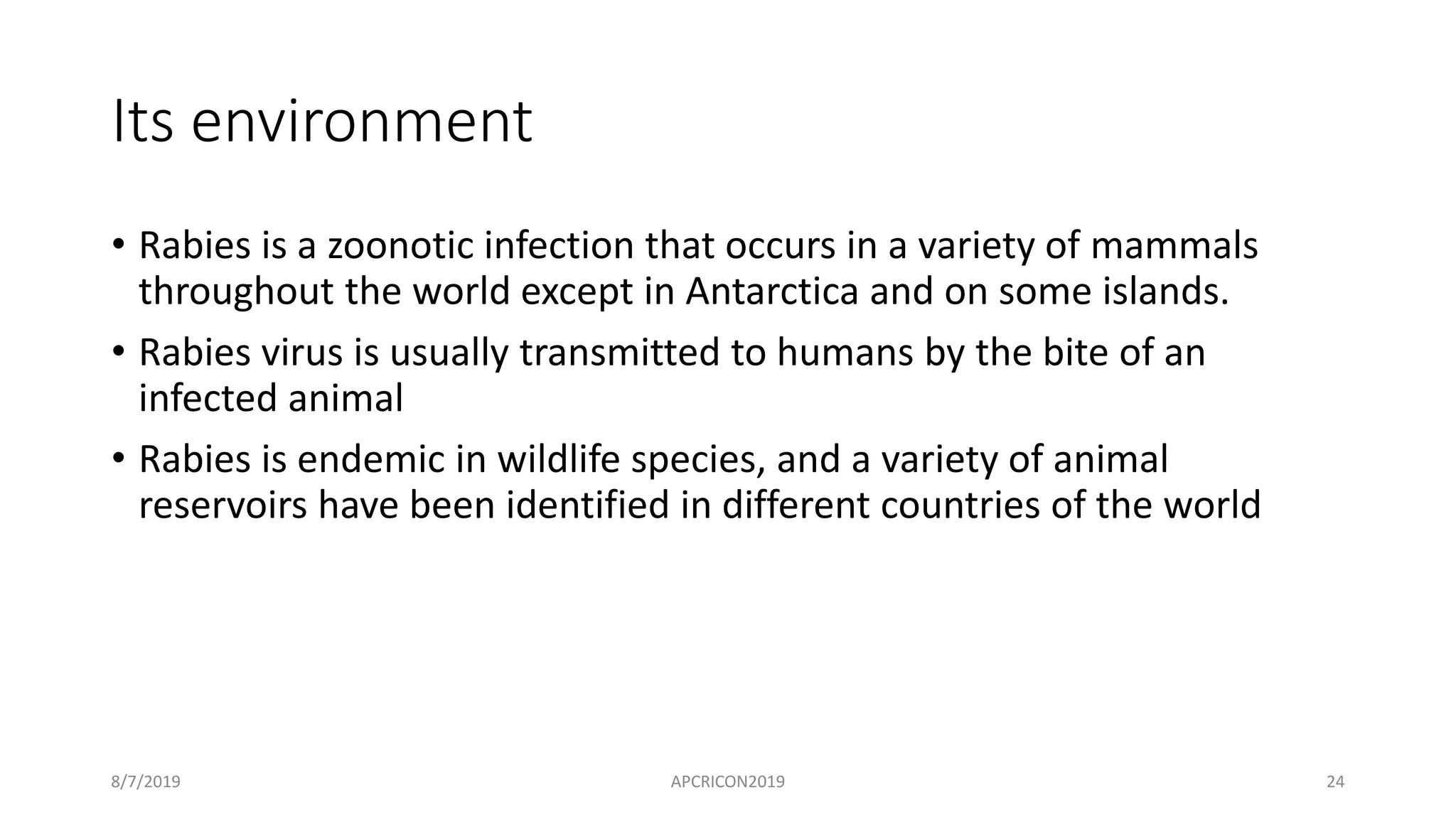 Rabies ppt epidemiology | PPTX
