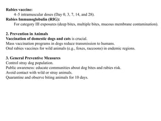 Multiple Rabies Vaccines Rabies_Presentation ppt (tells about rabies) | PPTX