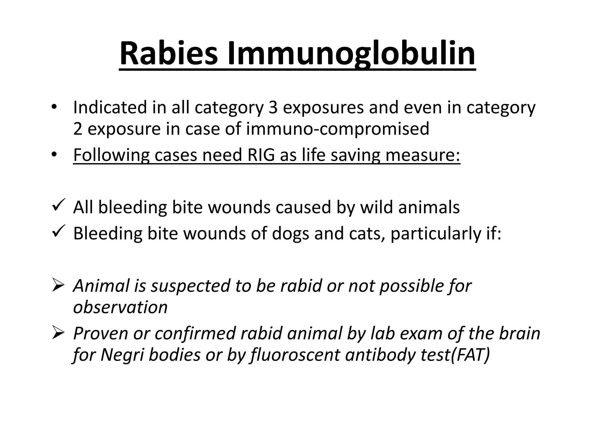 Rabies prevention | PPT