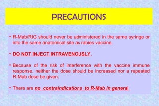Mabs Rabies Rabies Prevention.ppt imp for msc nursing students and other | PPT