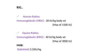 Erig Shot Rabies Rabies: 100% Fatal but 100% Preventable Disease | PPTX