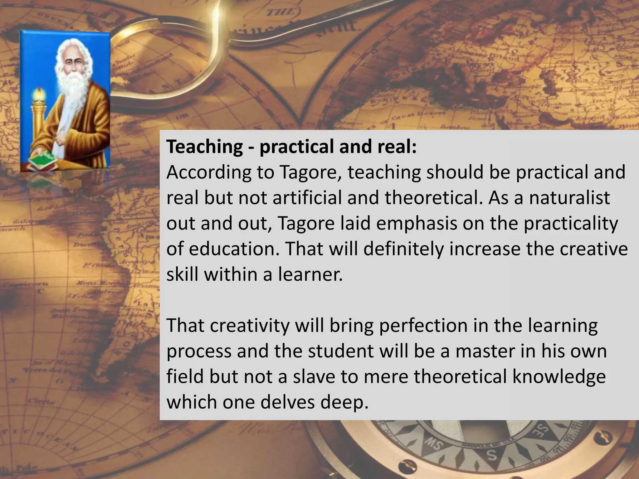Tagoras Learning Model Rabindranath tagore | PPTX