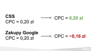 CSS
CPC = 0,20 zł
Zakupy Google
CPC = 0,20 zł
CPC = 0,20 zł
CPC = ~0,16 zł
 
