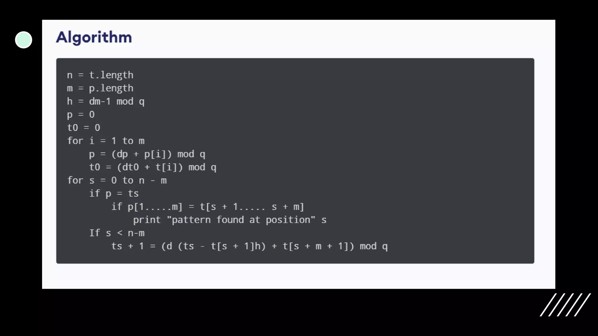 Rabin Karp ppt | PPTX