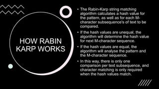 Rabin Karp ppt | PPTX