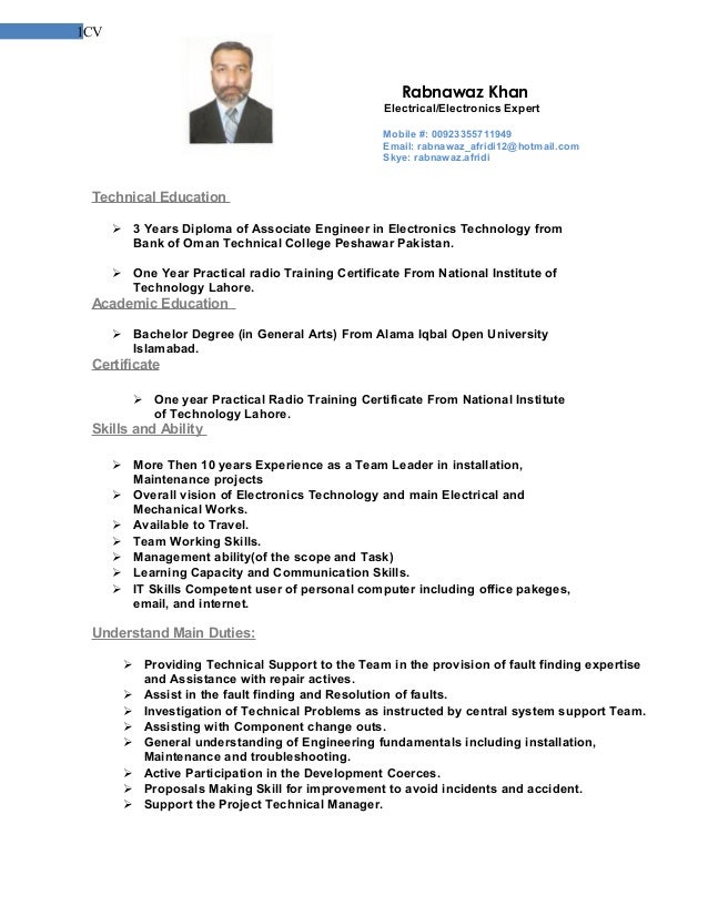 rabnawaz cv copy central works in technical communication