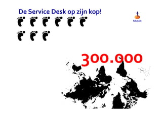 De Service Desk op zijn kop! 
300.000 
 