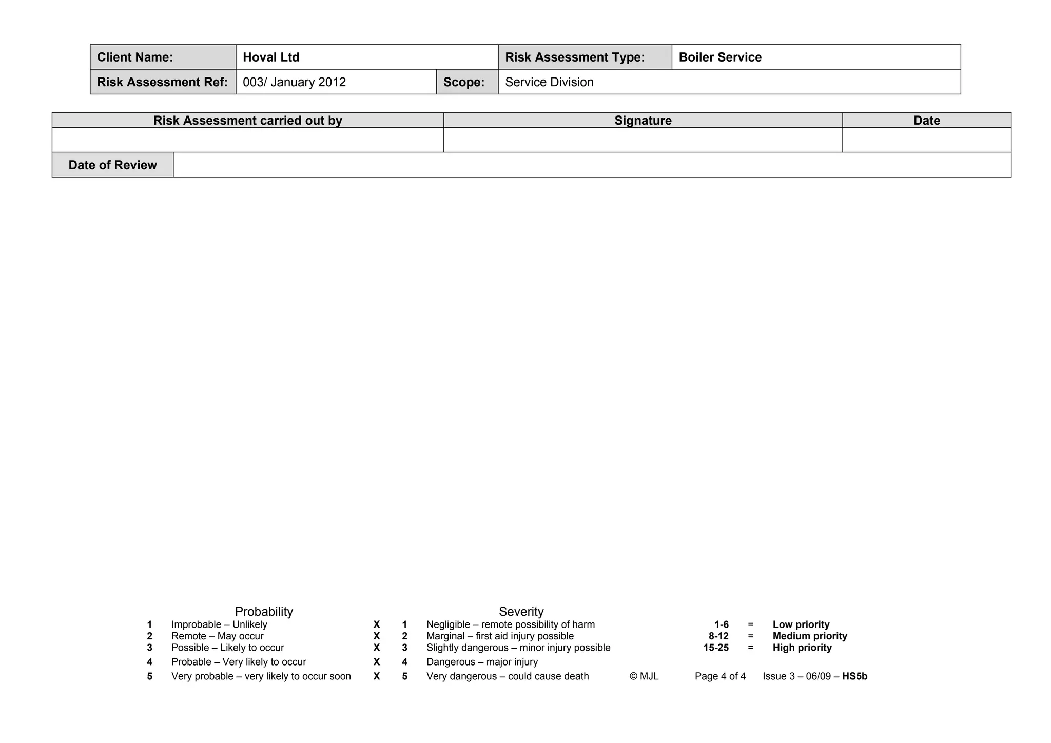Risk Assessment Boiler Risk Assessment.docx