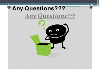 Any Questions???
 
