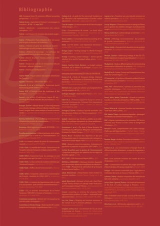 AEE « European Union CO2
emissions:different accounting
perspectives », N° 20 / 2013
Ademe  vous « Agriculture et Facteur 4 :accompagner la
transition », N° 36 – 1er
mars 2013
Ademe « Modecom – caractérisation des ordures
ménagères », 2007
Ademe « Les Français et le réemplois des produits usagé »,
2010
Ademe « Préfiguration d’une obligation de tri à la source
pour les gros producteurs de biodéchets », 2011
Ademe « Prévenir et gérer les déchets de chantier –
Méthodologie et outils pratiques opérationnels », 2011
Ademe « Filières et recyclage – Le colloque des
professionnels sur les produits hors d’usage », 2012
Ademe « Dossier de presse : Donner, acheter ou vendre
d’occasion », 2012
Ademe « Analyse du cycle de vie comparative véhicule
électrique – véhicule thermique », 2013
Ademe « Plastiques biodégradables », fiche technique,
2013
Ademe / INRA « Impact carbone des régimes alimentaires
des Français », 2011
Agreste « Memento – Filière Forêt–Bois », 2012
Albrecht, S. et al « Ökologische Potenziale durch
Holznutzung gezielt fördern » BMBF, 2008
Arene, ICEP « L’énergie grise des matériaux et des
ouvrages » , Les guides bio-tech, 2012
Besson « Les achats d’habillement depuis 45 ans :
davantage de produits importés,des prix en baisse »,INSEE
N° 1242, 2009
Branger, Quirion « Would Border Carbon Adjustments
preventcarbonleakageandheavyindustrycompetitiveness
losses? Insights from a meta-analysis of recent economic
studies », à paraître dans Ecological Economics. 99: 29-
39, 2014
Barreau,Vieillardetal.« Pourunaffichageenvironnemental
obligatoiredesproduitsdeconsommation » ;n° 319Centre
d’Analayse Stratégique, 2013
Bruinsma « World agriculture: towards 2015/2030 » ; FAO,
Earthscan, London, UK., 2013
Bruxellesenvironnement « Collesetpeintures:tenircompte
de leur impact sur la santé et sur l’environnement », info
fiches Bâtiment Durable, 2010
CGDD « Le contenu carbone du panier de consommation
courante », Le point sur, n°121, 2012
CGDD / SOeS « La mobilité des français – Panorama issu de
l’enquête nationale transports et déplacements 2008 » ;La
revue du CGDD, 2010
CGDD / SOeS « Consommer local, les avantages ne sont
pas toujours ceux que l’on croit »,le point sur n° 158,2013
CGDD / SOeS « La face cachée des matières mobilisées par
l’économie française » Le point sur n° 177, 2013
CGDD / SOeS « Chiffres clés de l’environnement » ;Repères,
2013
CGDD / SOeS « L’empreinte carbone de la consommation
des Français : évolution de 1990 à 2007 », Le point sur,
n° 114, 2012
CGDD / SOeS « La relance des légumineuses dans le cadre
d’un plan protéine :quels bénéfices environnementaux ? »,
Etudes et documents n° 15, 2009
CGDD « CO2
et activités économiques de la France
Tendances 1990-2007 et facteurs d’évolution » Etudes et
documents ; n° 27Août 2010
Commission européenne« Acheter vert ! Un manuel sur les
marchés publics écologiques », 2011
Committee on Climate Change « Reducing the UK’s carbon
footprint and managing competitiveness risks », 2013
Cosbey et al. « A guide for the concerned: Guidance on
the elboration and implementation of border carbon
adjustment », Entwinded – policy report 03, 2012
Courdecomptes« LamiseenœuvredelaFrancedupaquet
climat énergie », 2013
Crioc « Consommation de viande  : un lourd tribut
environnemental », Observatoire Bruxellois de la
Consommation Durable – OBCD, 2007
Davis, Caldeira « Consumption-based accounting of CO2
emissions » PNAS March 23, 2010 vol. 107, 2010
DGAC « Le fret aérien : une importance méconnue »,
octobre 2005 n° 2 : les notes thématiques
Droege, Cooper « Tackling Leakage in a World of Unequal
Carbon Prices » –A study for the Greens/EFA Group, 2010
Droege « Tackling carbon leakage – Sector-specific
solutions for a world of unequal carbon prices », Carbon
trust, 2012
Dubois, Cauchy, Ceron, Benvise « Le budget carbone
individuel, de la théorie à la pratique », Rapport final
Programme GICC, 2012
www.pnas.org/content/early/2011/04/19/1006388108
Ecorys et al. « Study on European Energy- Intensive
Industries – The Usefulness of Estimating Sectoral Price
Elasticities » Methodological Review for Directorate-
General Enterprise  Industry, 2009
Ellerman et al.« Le prix du carbone.Les enseignements du
marché européen du CO2
 » ; Sartor, 2013
Emlinger,Fontagné « (Not) made in France »,CEPII – lettre
n° 333-20 juin 2013
Faber et al. « Technical support for European action to
reducing Greenhouse Gas Emissions from international
maritime transport », Delft – Tender DG ENV.C3/
ATA/2008/0016, 2009
Fontagné, D’Isanto « Chaînes d’activité mondiales : Des
délocalisations d’abord vers l’Union européenne », INSEE
N° 1451, 2013
Godard « Ajustement aux frontières, condition de la crédi–
bilité d’une politique européenne du climat ambitieuse »,
Revue de l’OFCE / débats et politiques 120,2010
Gustavsson L. et al. « The Role of Wood Material for
Greenhouse Gas Mitigation, Mitigation and Adaptation
Strategies for Global Change »,11(5-6) :1097-1127,2006
Hanne, Roux « Évolution des dépenses et des prix
d’alimentation dans la consommation des ménages en
France et en Europe depuis 1959 » DGCCRF N° 4 Mai 2012
INSEE « Scénario central de projection - Estimations de
population et projection de population 2007-2060 »,2010
Institut Bruxellois pour la gestion de l’environnement
« Empreinte écologqiue des habitants de ma région de
Bruxelles-capitale », 2004
IPCC / GIEC « FifthAssessment Report (AR5) », 2013
IRSTEA (ex-CEMAGREF) « Biomasse forestière disponible
pour de nouveaux débouchés énergétiques et industriels »,
2009 / FCBA « Perspective de valorisation de la ressource
de bois d’œuvre feuillus », 2011
Jakob, Marschinski « Interpretation trade-related CO2
emission transfers », Nature Climate Change, vol 3, Jan
2013
Jakob, Marschinski « Between a Rock and a Hard Place:
A Trade-Therory Analysis of Leakage Under Production-
and Consumption-Based POlicies », Environmental and
Ressource Economics 56(1) : 47-72, 2013
Jensen «Leveling or mining the playing field?
Implementation problems of carbon – motivated border
adjustment taxes », December 2009, number 146, 2009
Lee, Lim, Owen « Shipping and aviation emissions in
the context of a 2°C emission pathway » ; Manchester
Metropolitan University, 2013
Lenglart, Lesieur, et al. « Les émissions de CO2
du circuit
économique en France », Service de l’observation
et des statistiques (SOeS), Commissariat général au
développement durable, Paris, 2010
Legrain et al. « Transition vers une industrie économe en
matières premières » avis du CESE – Conseil économique,
social et environnemental, 2014
Lescop,Mugnier « Dimensionnement et cadrage de filières
pour la gestion des mobiliers ménagers et professionnels
usagés »,parErnestYoungpourl’AdemeetMEDDE,2010
Marcu,Andrei et al « Carbon leakage:an overview »,CEPS
Special Report No. 79, 2013
MEDDE « Affichage environnemental des produits
de grande consommation » Bilan au parlement de
l’expérimentation nationale, 2013
Monier,Hestin « Panorama de la deuxième vie des produits
en France »,Bio intelligence service pourAdeme et MEDDE,
2010
Monjon, Quirion « Addressing leakage in the EU ETS:
Borderadjustmentoroutput-basedallocation? »Ecological
Economics, 70 : 1957–1971, 2011
Mudgaletal.« Studyondifferentoptionsforcommunicating
environmental information for products » BIO Intelligence
Service pour la Commisison européenne,2012
Neuhoff et al « Carbon Control and Competitiveness Post
2020:The Cement Report », 2014
O’Connoretal.« ASynthesisofResearchonWoodProducts
and Greenhouse Gas Impacts »,2nd Edition,Vancouver,FP
Innovations, 2010
OMS, FAO « Alimentation, nutrition et prévention des
maladies chroniques », OMS (Organisation Mondiale
de la Santé), FAO (Organisation des Nations Unies pour
l’Alimentation et l’Agriculture), 2002
Peters, Minx, Weber, Edenhofer « Growth in emission
transfers via international tradefrom1990 to 2008 »,PNAS
www.pnas.org/content/early/2011/04/19/1006388108,
2011
Peters, Minx et al. « Emission Transfers via International
Trade from 1990 to 2008 », 2011
RAC,Ademe,Citepa« Lesémissionsimportées–passengers
clandestines du commerce international »,2013
RAC « Réguler équitablement les émissions GES du fret
maritime pour financer la lutte contre le changement
climatique », 2012
Reinaud « Trade, Competitiveness and Carbon Leakage:
Challenges and Opportunities » Chatham House – Energy,
Environment and Development Programme Paper: 09/01,
2009
Roustan,Berger « Acheter d’occasion sur Internet » Centre
de Recherche pour l’Etude et l’Observation des Conditions
deVie – CREDOC, 2007
Schlich et al. « La consommation d’énergie finale de
différentsproduitsalimentaires :unessaidecomparaison »
Courrier de l’environnement de l’INRA n°53, décembre
2006
Sessi « Une profonde mutation des modes de vie et
d’habitation » INSEE, 2009
Sidler « Connaissance et maîtrise des usages spécifiques
d’électricité dans el le secteur résidentiel »,Enertech,2009
Solagro « Un scénario soutenable pour l’agriculture et
l’utilisation des terres en France à l’horizon 2050 », 2013
Salomon,Thierry « Analyse comparative des émissions de
GES entre scénarios », association négaWatt, 2013
Sartor,Oliver / Spencer,Thomas « An EmpiricalAssessment
of the Risk of Carbon Leakage in Poland », IDDRI,
www.iddri.org/Publications/Collections/Idees-pour-le-
debat/WP0813_OS %20TS_carbon %20leakage %20
poland.pdf, 2013
Sato « Embodied carbon in trade:a survey of the empirical
littérature » Centre for Climate Change Economics and
Policy,Working Paper, n°89, 2012 
Winchster et al. « Will border adjustment work? », B.E.
Journalof EconomicAnalysis  Policy 11(1) : 1-29, 2011
Bibliographie
 