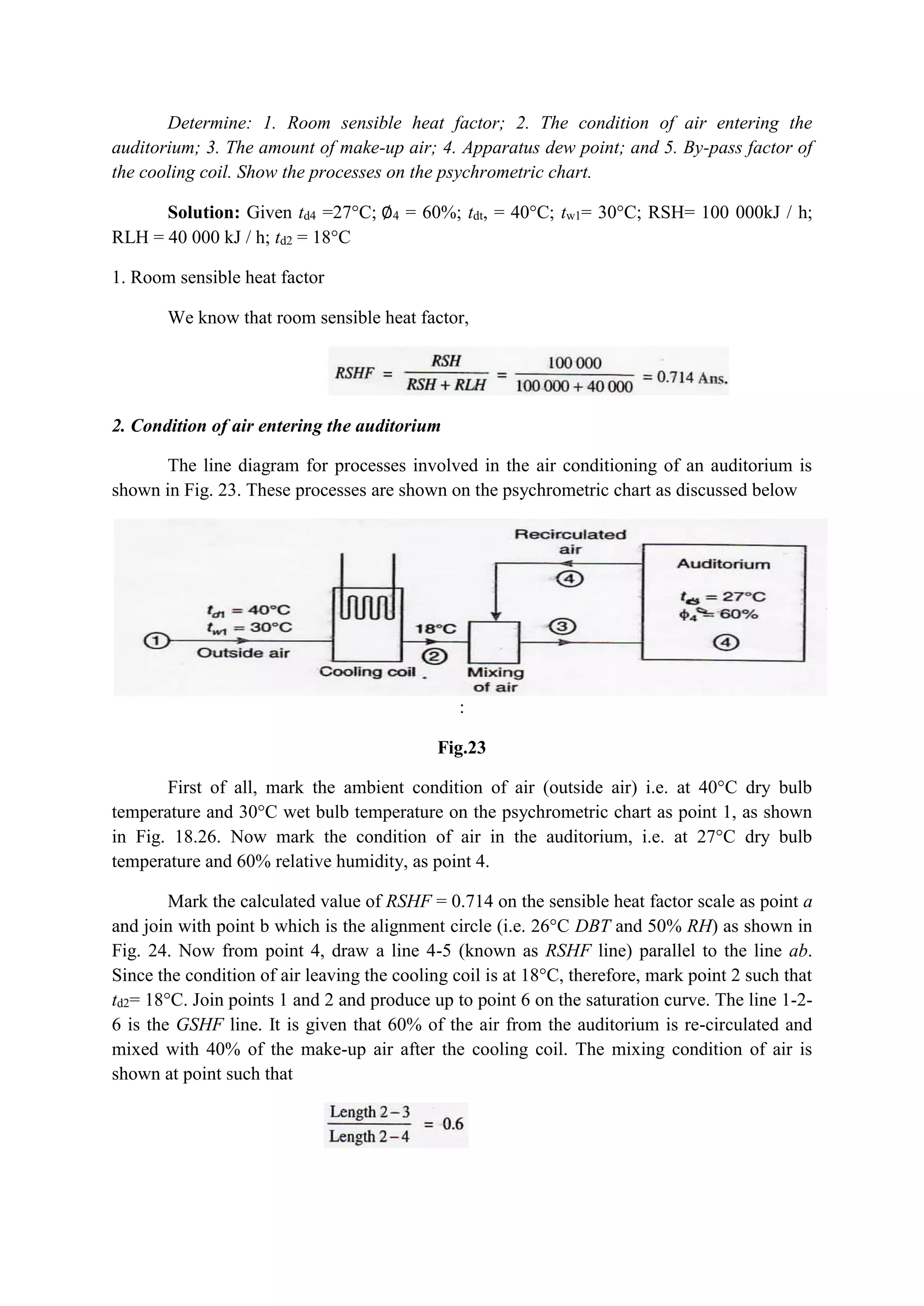 Rac unit-4 psychrometric processes | PDF