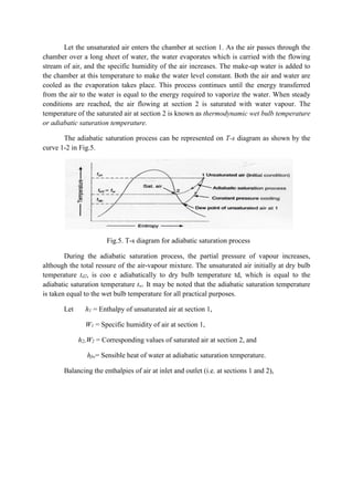 Rac unit-4 psychrometric processes | PDF