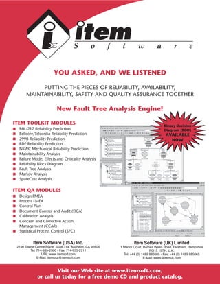  product assurance capability