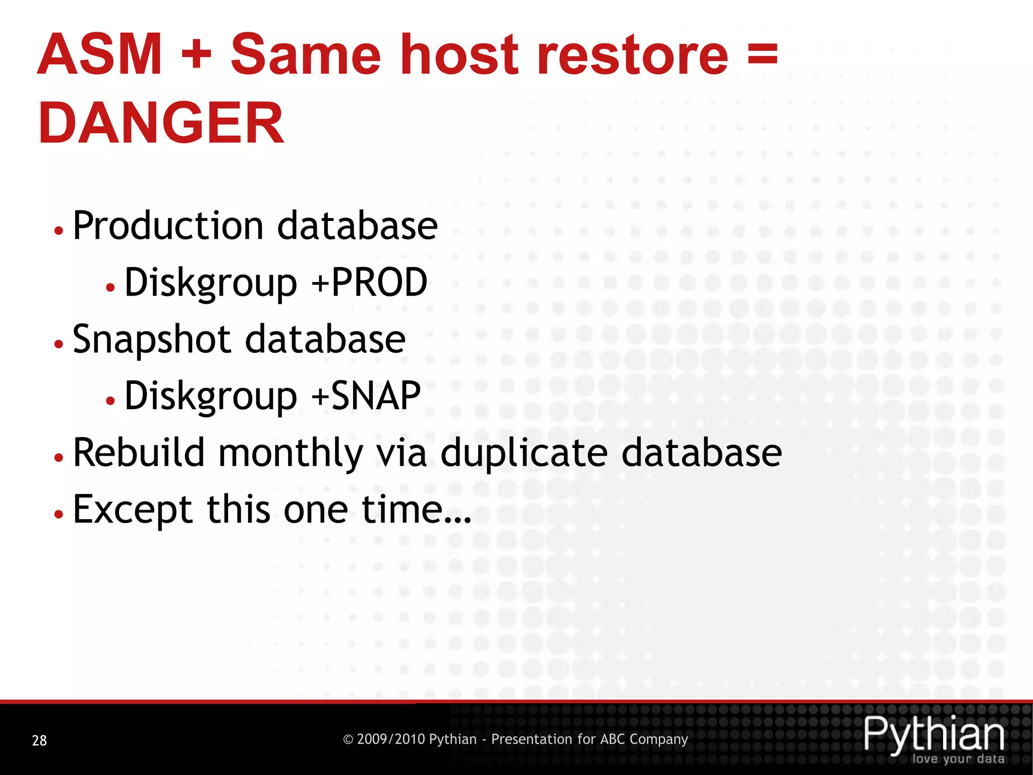 One is not Quorum1150% chance your working node gets restarted