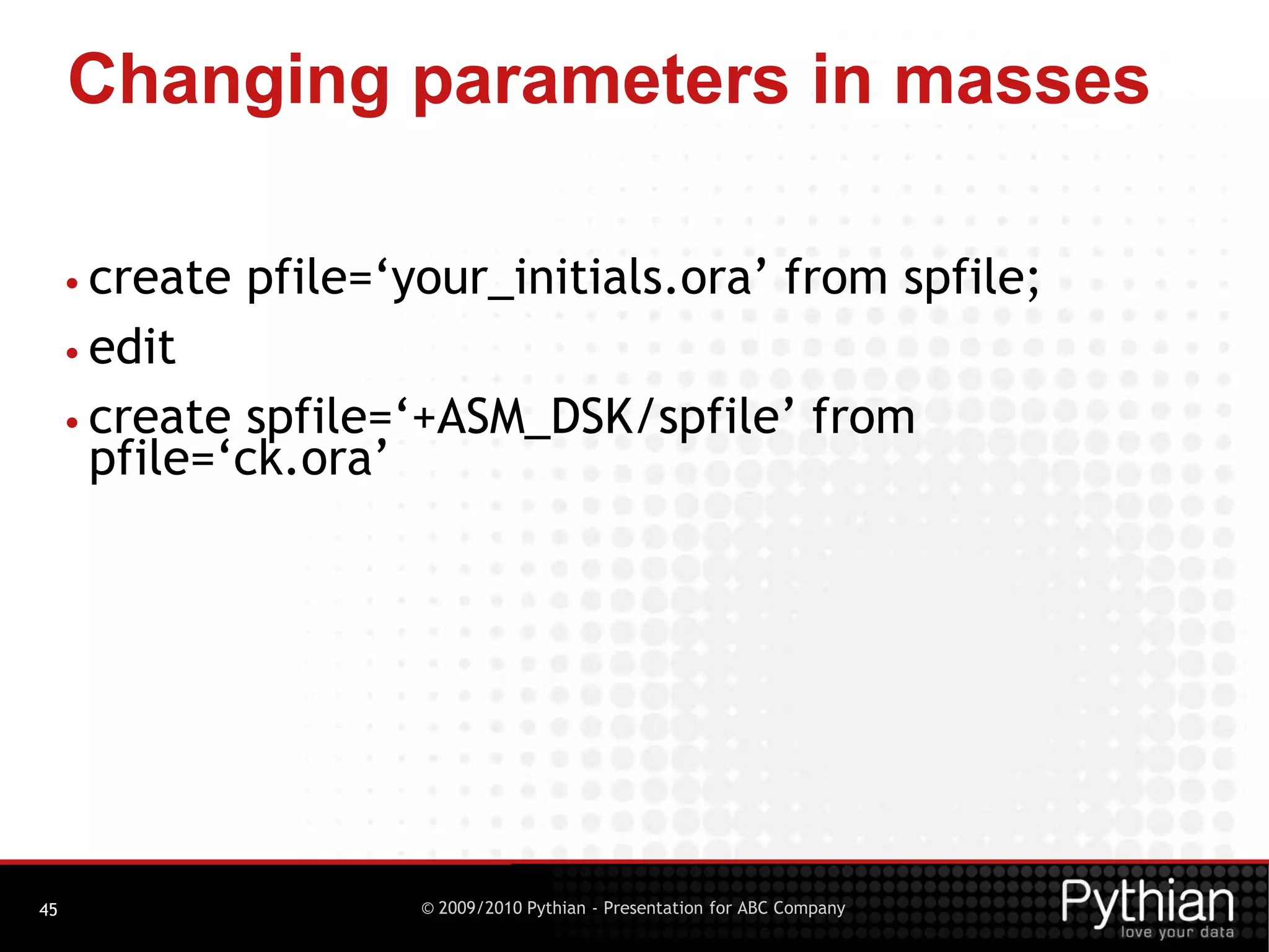 Building ASMLIB devices when multipathing is present17Do not use ASMLIB