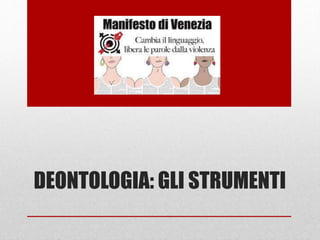 FONTI
Vera Gheno: Verso l’inclusività linguistica e oltre
https://www.zanichelli.it/download/media/bq5r/10inparita_Gheno_a...
