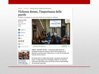 Manifesto di Venezia
https://www.fnsi.it/upload/70/70efdf2ec9b086079795c442636b55fb/0d8d3795e
b7d18fd322e84ff5070484d.pdf
...
