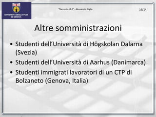 Nessuno avrebbe voluto fare questa attività con metodi tradizionali (in quanto l’attività ha “spezzato la monotonia” della preparazione all’esame