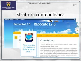 Tecnicismi"Racconto L2.0" - Alessandra GiglioWordpress