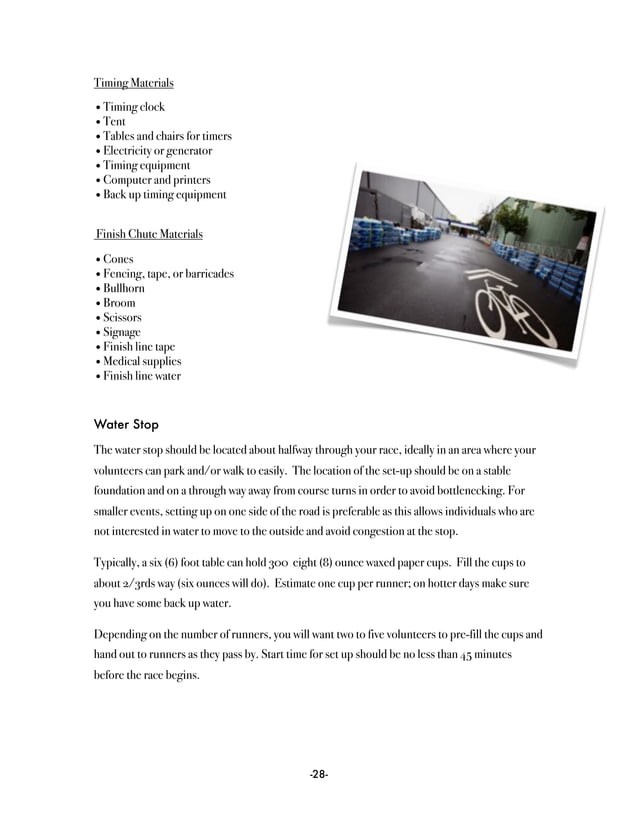 Race Director Handbook